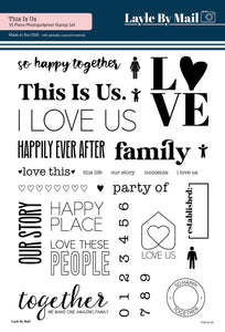 This is Us 6x8 Stamp Set