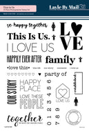 This is Us 6x8 Stamp Set