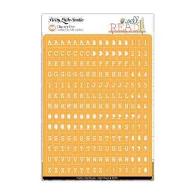Well Read Collection - Chapter One - Golden - Mini ABC Stickers