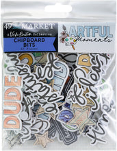 Load image into Gallery viewer, 49 and Market | Vicki Boutin Artful Moments - Chipboard Bits