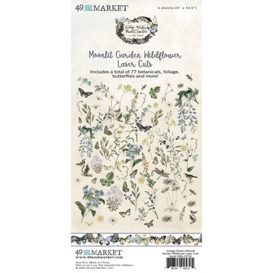 49 & Market | Vintage Artistry Moonlit Garden Collection | Laser Cut Wildflower Elements