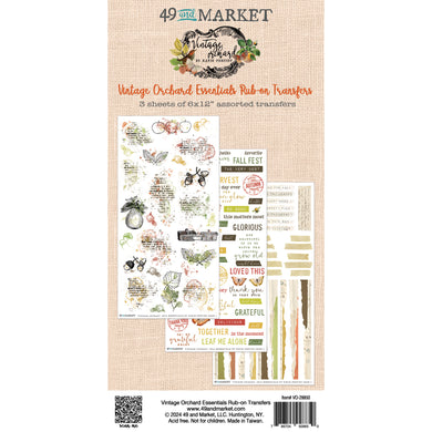 49 & Market | Vintage Orchard -  Essentials Rub-Ons