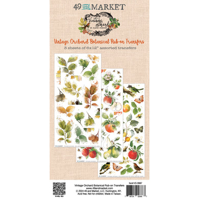 49 & Market | Vintage Orchard -  Botanical Rub-Ons