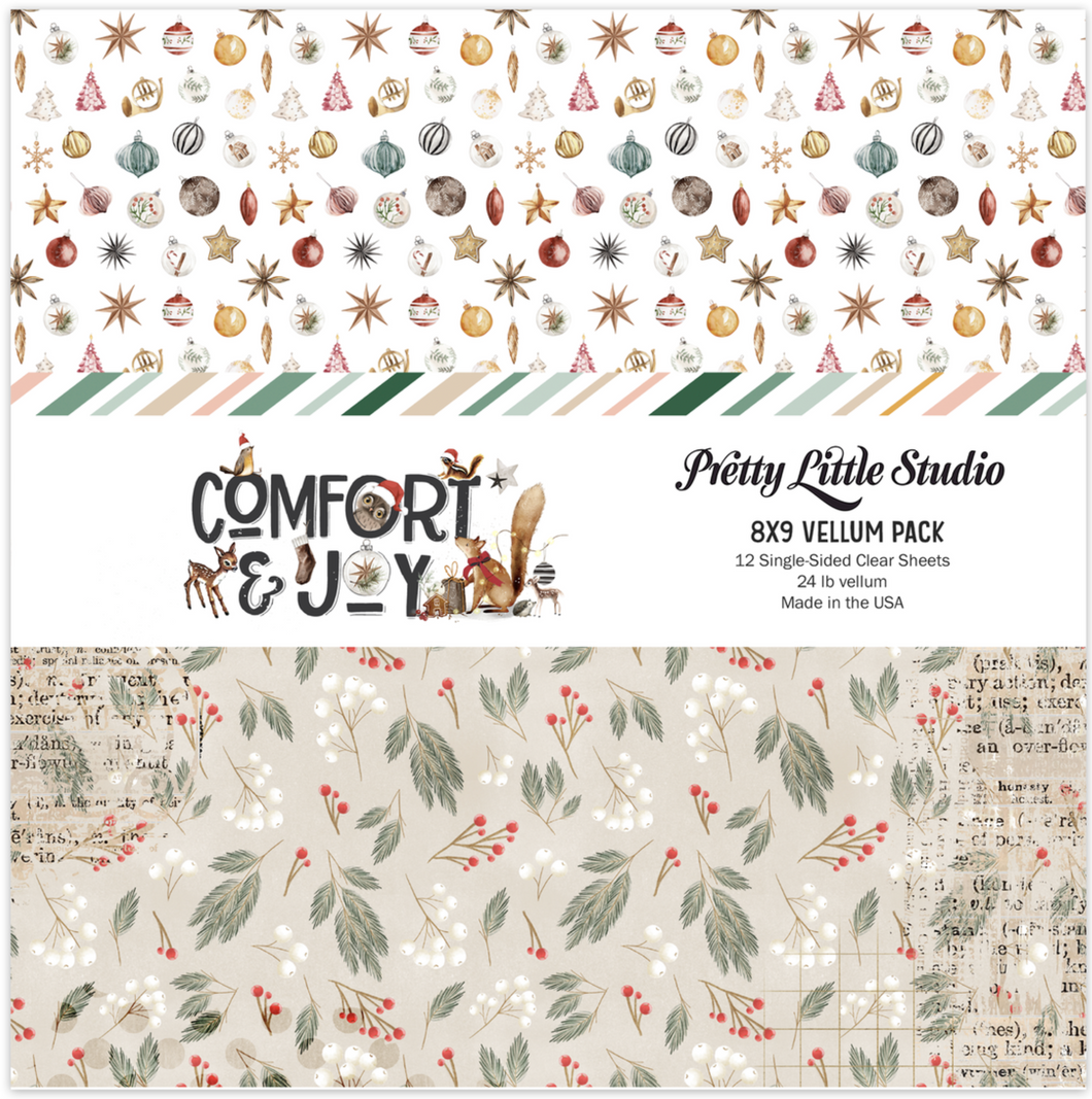 Comfort & Joy 8x9 Vellum Paper Pack