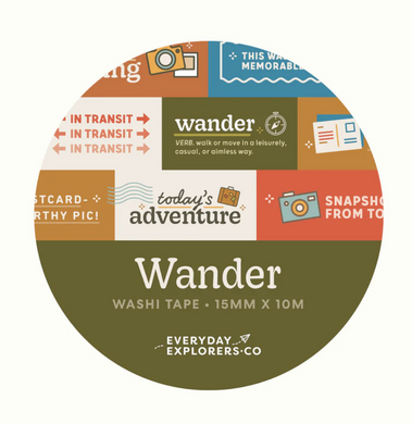 Wander - Washi Tape