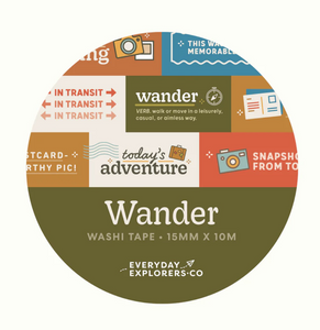 Wander - Washi Tape