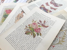 Load image into Gallery viewer, Vintage Printed Book Pages for Junk Journaling and Collage