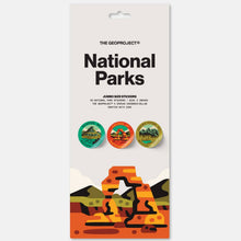 Load image into Gallery viewer, The Geoproject | National Parks 63 Sticker Pack - Jumbo Size 2 inch