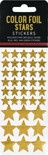 Load image into Gallery viewer, Color Foil Stars Sticker Set