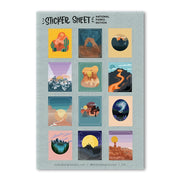 National Parks 4x6 Sticker Sheet