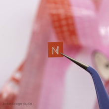 Load image into Gallery viewer, Embossed Letters Kiss Cut PET Tape - Red and Pink