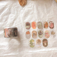 Fall Collage Washi Tape Sticker Roll Set