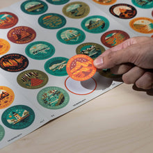 Load image into Gallery viewer, The Geoproject | National Parks 63 Sticker Pack - Jumbo Size 2 inch