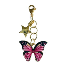 Load image into Gallery viewer, Butterfly Gold Star Charm Set