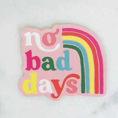 No Bad Days Vinyl Sticker