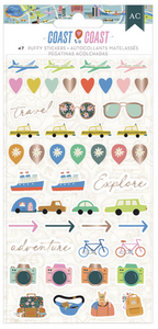 Coast to Coast Collection - Puffy Stickers