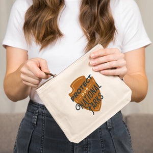 Protect Our National Parks | Go Bag Canvas Zipper Pouch