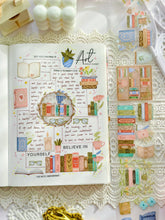 Load image into Gallery viewer, Rongrong | Take Time To Read Pre-cut PET Tape - 3.O