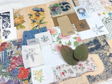 Load image into Gallery viewer, Botany and Nature Ephemera Pack for Junk Journaling