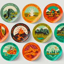 Load image into Gallery viewer, The Geoproject | National Parks 63 Sticker Pack - Jumbo Size 2 inch