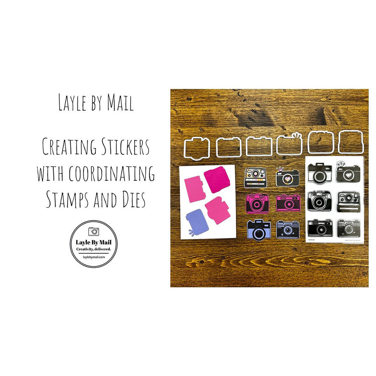 Creating Stickers with Coordinating Stamps & Die - FREE CLASS – Layle ...