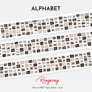 RongRong | Ransom Note Letters Pre-cut PET Tape