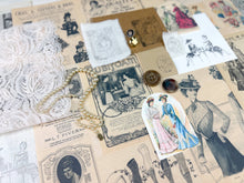 Load image into Gallery viewer, Fashion Ephemera Pack for Junk Journaling