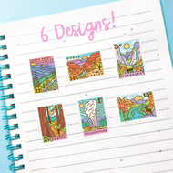 National Parks Stamp Washi Tape