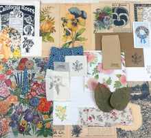 Load image into Gallery viewer, Botany and Nature Ephemera Pack for Junk Journaling