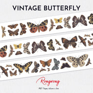 Rongrong | Vintage Butterfly Pre-cut PET Tape