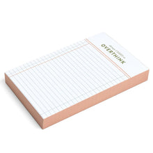 Load image into Gallery viewer, Things I Need to Overthink 4x6 Notepad
