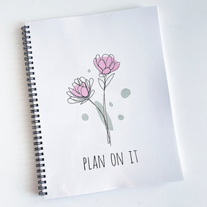 plan.on.it  Weekly Planner - Choose from one of 16 Cover Designs