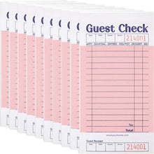 Load image into Gallery viewer, Light Pink Guest Checks - 10 Pack