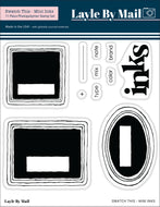 Swatch This - MINI Inks 4x4 Stamp Set