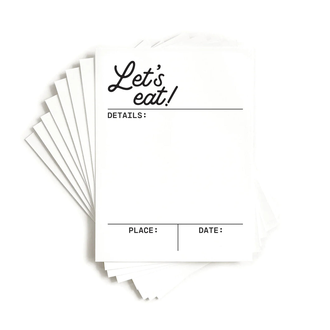 Elle's Studio | Let’s Eat 3x4 Cards