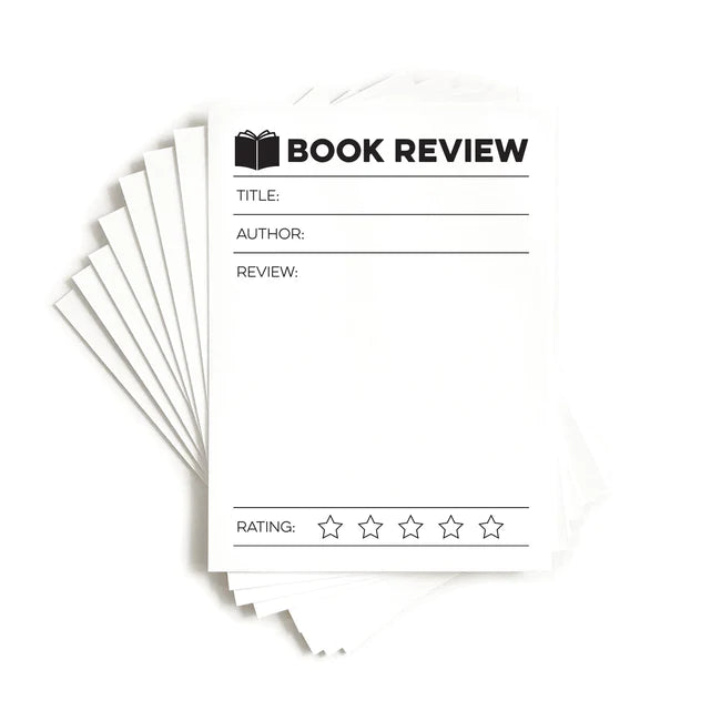 Book Review 3x4 Cards