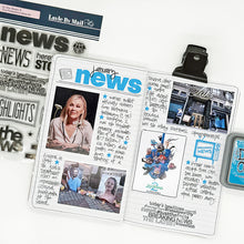 Load image into Gallery viewer, Handwritten Months 4x6 Stamp Set