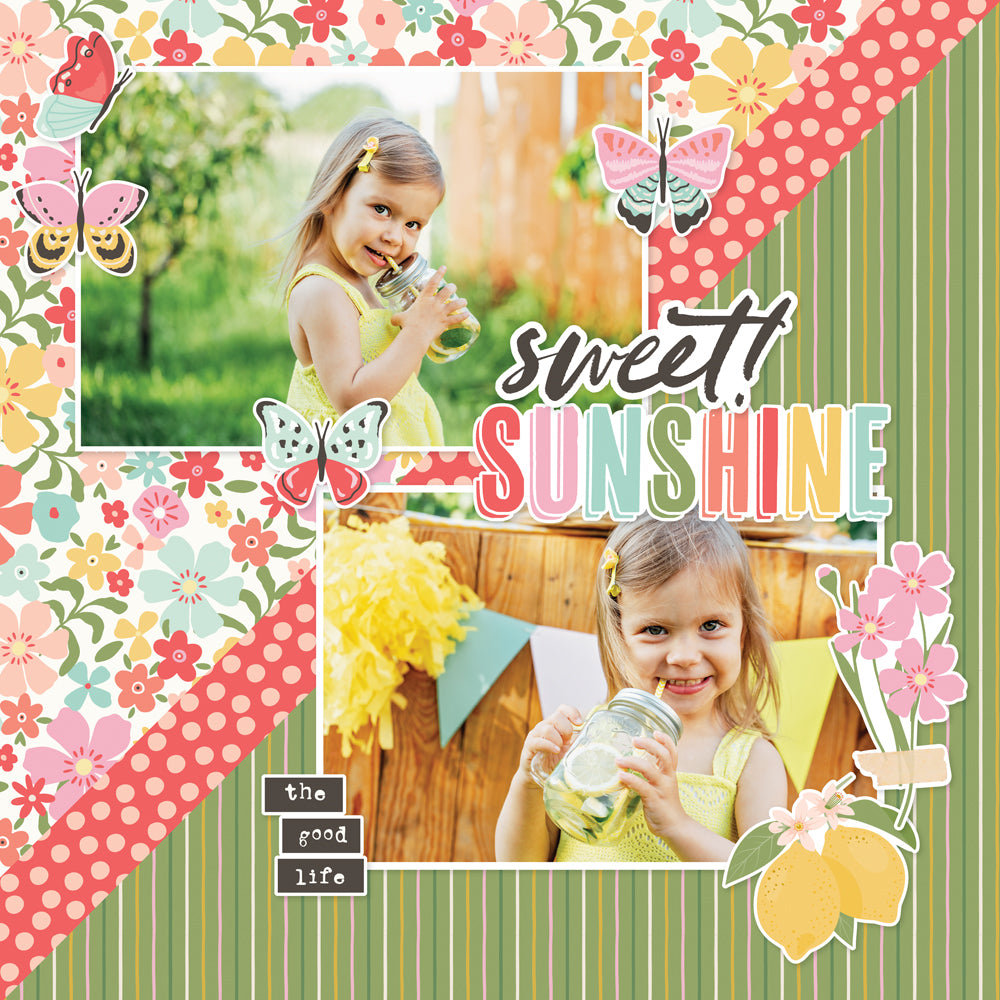 Simple Stories | Pink Lemonade - Bits & Pieces – Layle By Mail