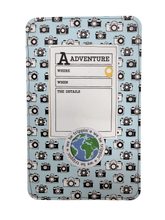 Load image into Gallery viewer, Document Your Adventures Far &amp; Wide Traveler's Notebook Project Kit