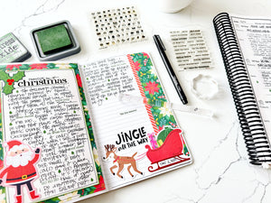 Word Strips - Holiday 3x4 Stamp Set