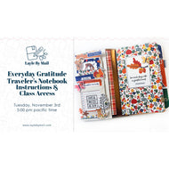 Everyday Gratitude Traveler's Notebook Book Project | FREE CLASS