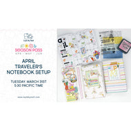 April 2026 Traveler's Notebook Set-up | FREE CLASS