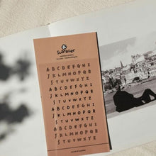 Load image into Gallery viewer, Suatelier Design | No: 1120 - Handwriting #2 Sticker
