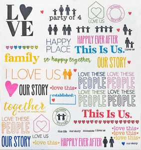 This is Us 6x8 Stamp Set