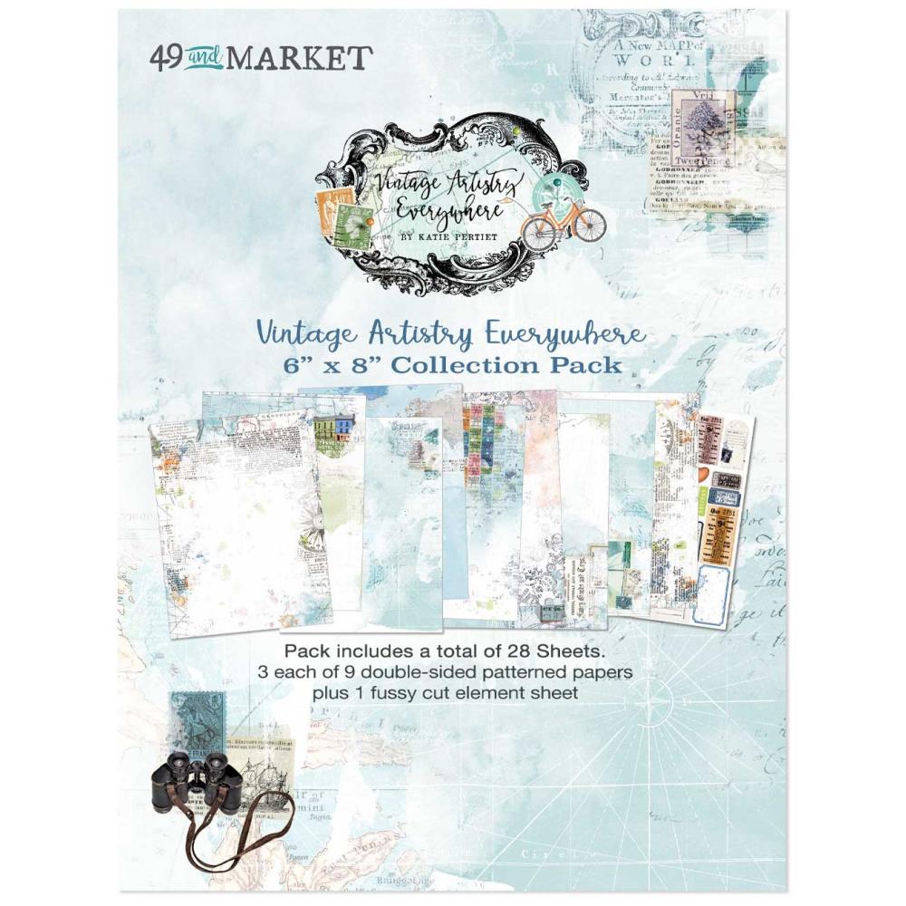 49 & Market Vintage Artistry Everywhere 6x8 Collection Pack