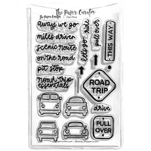 Paper Curator Open Road 4x6 Stamp Set