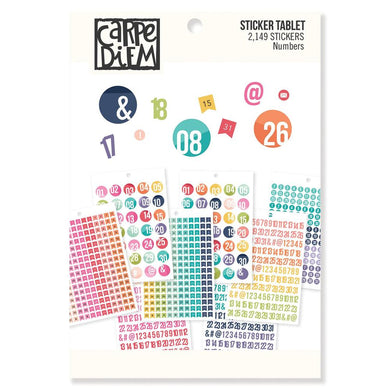 Numbers Sticker Tablet