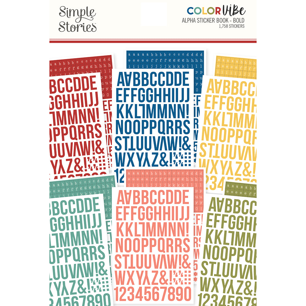 Alphabet Sticker Book - Bolds