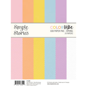 Color Vibe Spring 6x8 Paper Pad