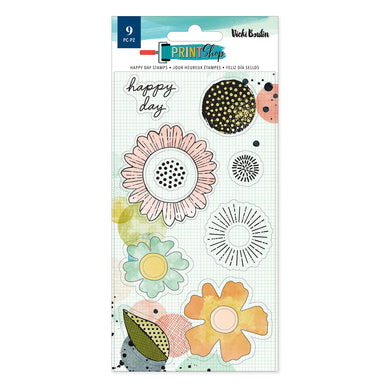 Vicki Boutin | Print Shop Happy Day - Acrylic Stamps